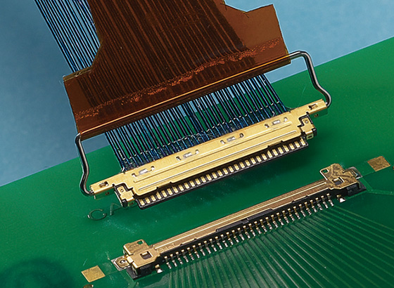 Development of the world’s<br>first micro-coaxial connector